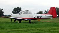G-RORY @ EGCB - Piaggio FW P149D - by Terry Fletcher