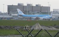 PH-BFN @ AMS - Taken on a gloomy evening at Schipol - by Steve Staunton