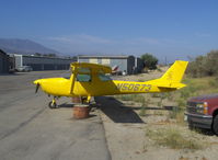 N50673 @ SZP - 1968 Cessna 150J, Continental O-200 100 Hp, tail logo - by Doug Robertson