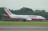 D-ABBV @ EGCC - Air Berlin - Taking Off - by David Burrell