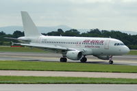 D-ABGF @ EGCC - Air Berlin - Taxiing - by David Burrell