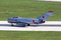N117MG @ CID - Rolling out after landing Runway 9
