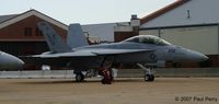 166659 @ LFI - One of the Super Hornets for the demo.  She ended up being the back-up bird