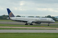 N19117 @ EGCC - Continental - Taxiing - by David Burrell