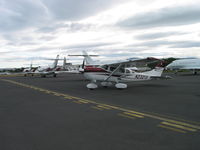 N2321V @ BIRK - N2321V on the crowded ramp at Reykjavik - by Brian Thompson