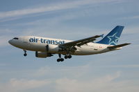 C-GVAT @ BRU - arrival of flight TSC218 to rwy 25L