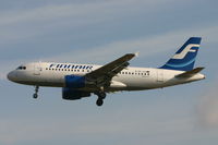 OH-LVD @ BRU - arrival of flight AY811 on rwy 25L