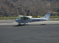 N5266R @ SZP - 1974 Cessna 172M, Lycoming O-320-E2D 150 Hp, taxi to rwy 22 - by Doug Robertson