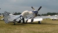 N151W @ OSH - Mustang pen at Airventure '07 - by Bob Simmermon
