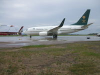 HZ-MF2 @ CYYR - B737-700     Kingdom Of Saudi Arabia - by Frank Bailey