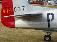 N551J @ OSH - Mustang pen at Airventure '07 - by Bob Simmermon