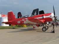 N5588N @ OSH - One of ten ever built with the 4-row P&W radial (3850 hp).  Airventure '07 - by Bob Simmermon