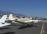 N450W @ SZP - 1958 Beech 95 TRAVEL AIR, two Lycoming O&VO-360 180 Hp each - by Doug Robertson