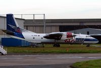 YL-RAE @ EGNX - parked awaiting freight work