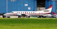 G-CEGE @ EGBE - SA226-TC formerley OY-NPA - by Terry Fletcher