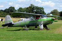 G-BSUD @ EGBD - 1941 Luscombe 8A - by Terry Fletcher