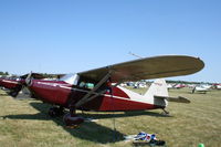 N97626 @ KOSH - Stinson 108 - by Mark Pasqualino