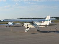 N744JK @ TVC - On the ramp at Traverse City.