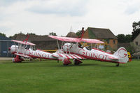 N707TJ @ EGKH - Boeing PT 17's with wing walking equipment - by Jeff Sexton