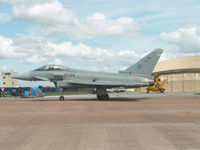 C16-28 @ EGVA - Eurofighter Tifon/Escuadron 113-Ala 11/Spanish AF/RIAT Fairford - by Ian Woodcock