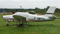 G-AWOA @ EGTR - Rallye Ms880B - by Terry Fletcher