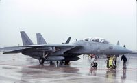 160393 @ ORD - F-14A at the ANG/AFR open house, rainy day