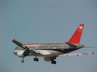 N332NB @ BDL - N332NB on a short final to Bradley Airport Hartford CT April 27th 2003 - by Geoff Cook