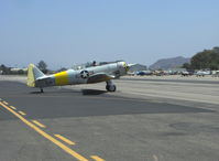 N817TX @ SZP - 1942 North American AT-6D TEXAN 'Problem Child', P&W R-1340 600 Hp, taxi - by Doug Robertson