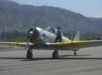 N817TX @ SZP - 1942 North American AT-6D TEXAN 'Problem Child', P&W R-1340 600 Hp, taxi - by Doug Robertson