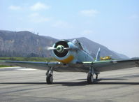 N9525C @ SZP - North American AT-6C TEXAN of The Condor Squadron, P&W R-1340 600 Hp, taxi - by Doug Robertson
