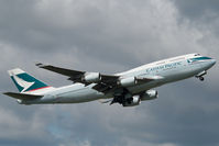 B-HUE @ CYVR - Cathay Pacific Boeing 747-400 - by Yakfreak - VAP