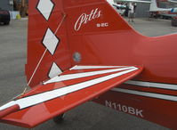 N110BK @ SZP - Aviat PITTS S-2C, Lycoming AEIO-540-D4A5 260 Hp, note: elevator linkage transparent inspection port - by Doug Robertson