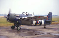 G-RUMW @ EGSU - The Fighter Collection.Taxiing in after mass flypast.2001-07. - by Robert Roggeman