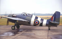 G-RUMW @ EGSU - The Fighter Collection.Taxiing in after mass flypast.2001-07. - by Robert Roggeman