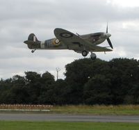 G-MKVB @ EGBM - Spitfire from Duxford for Tatenhill 2007 Fly-in - by Terry Fletcher