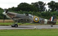 G-MKVB @ EGBM - Spitfire from Duxford for Tatenhill 2007 Fly-in - by Terry Fletcher