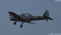 N559WK @ LFI - The Chipmunk, aloft and outbound - by Paul Perry