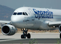 EC-JNC @ LEBL - MarquÃ©s de Samaranch entering RWY 25L for takeoff. - by Jorge Molina