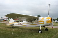 N195U @ KOSH - Cessna 195 - by Mark Pasqualino