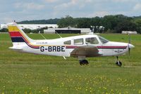 G-BRBE @ EGMC - Piper Pa-28-161