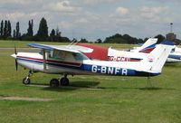 G-BNFR @ EGMC - Cessna 152 - by Terry Fletcher