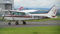 G-BRWX @ EGFF - Cessna 172P