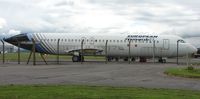 G-AVMT @ EGFF - All that remains of the aircraft once used by the Minardi F1 Team - by Terry Fletcher