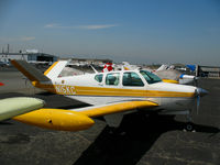 N15KC @ RHV - Sharp looking 1953 Beech D35 Bonanza (w/tip tanks) @ Reid-Hillview Airport (San Jose), CA - by Steve Nation