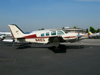 N41EG @ RHV - Nice full sun shot of D + S Equipment's 1978 Beech 58TC @ Reid-Hillview Airport, CA CA - by Steve Nation