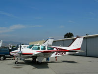 N73KM @ WVI - 1965 Beech 95-B55 from Fresno @ Watsonville, CA airshow - by Steve Nation