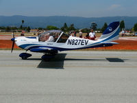 N827EV @ WVI - Light Sport Planes West (Salinas, CA) 2007 Evektor-aerotechnik As SPORTSTAR taxying for demo flight @ Watsonville, CA airshow - by Steve Nation