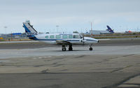 N961CA @ OAK - Ameriflight 1975 Piper PA-31-350 small package carrier @ Oakland, CA - by Steve Nation