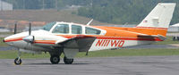 N111WD @ DAN - 1978 Beech 95-B55 in Danville Va. - by Richard T Davis