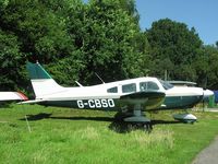 G-CBSO @ EGHL - PA-28 at Lasham - by Simon Palmer